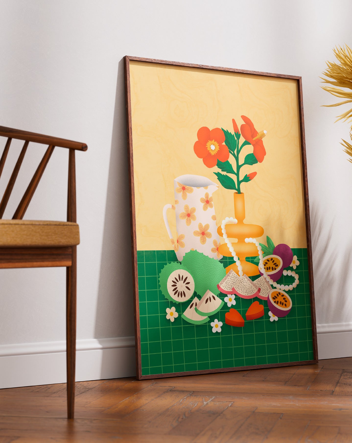 Illustration Passion hibiscus