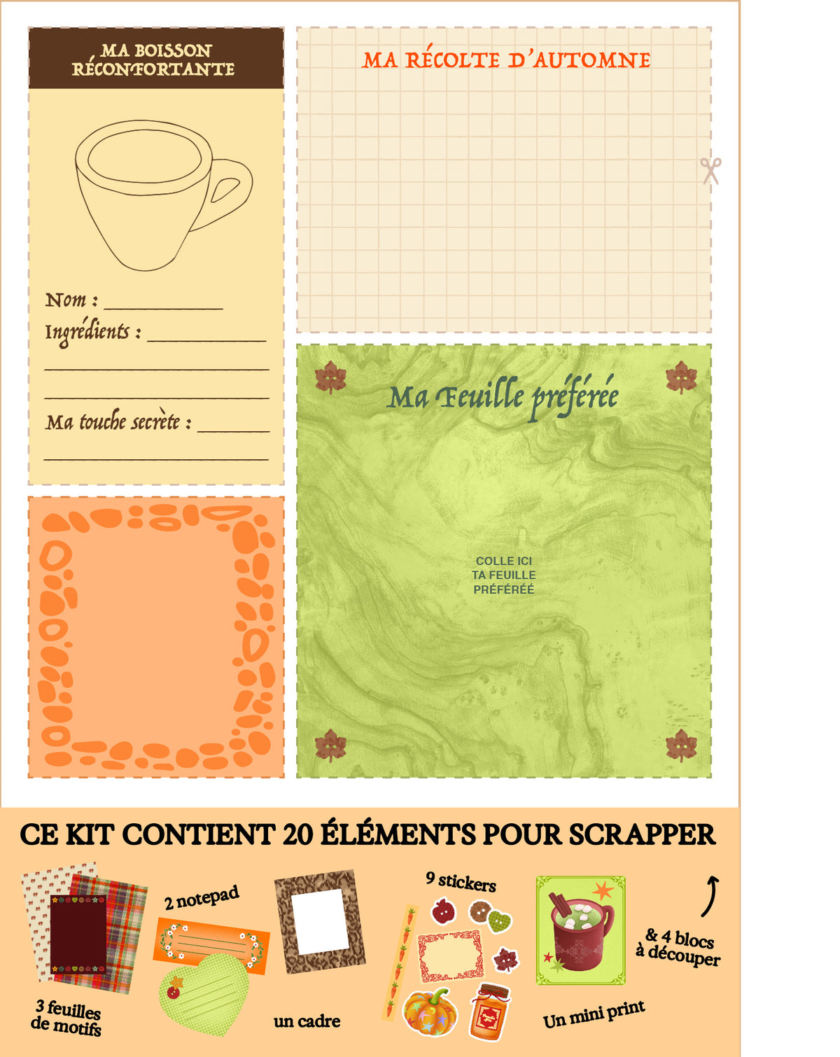 Kit de scrapbooking - Autumn Collection