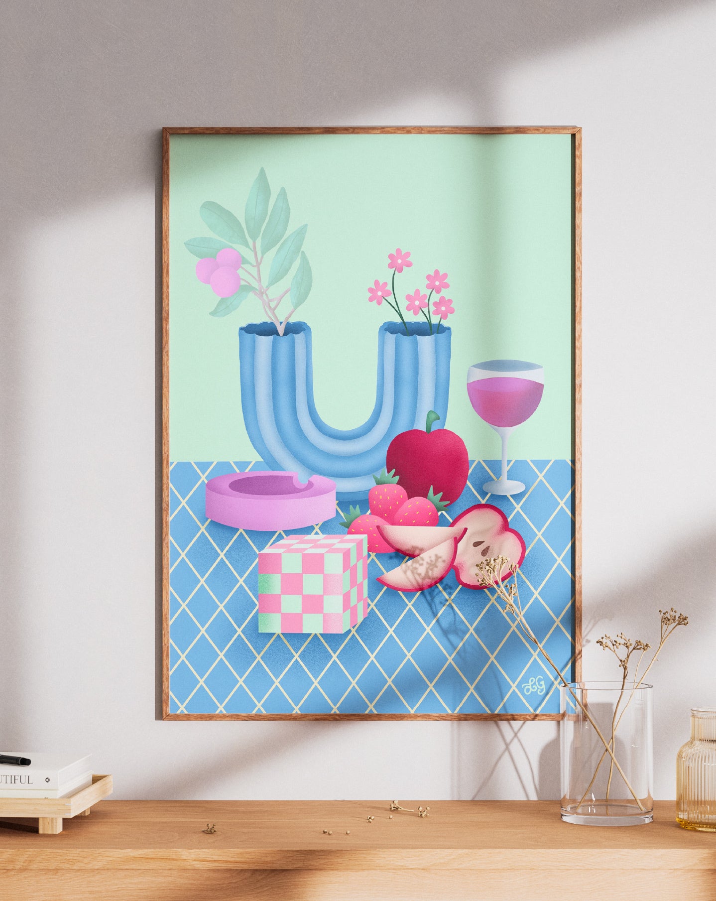 Illustration Rubiscube bicolore