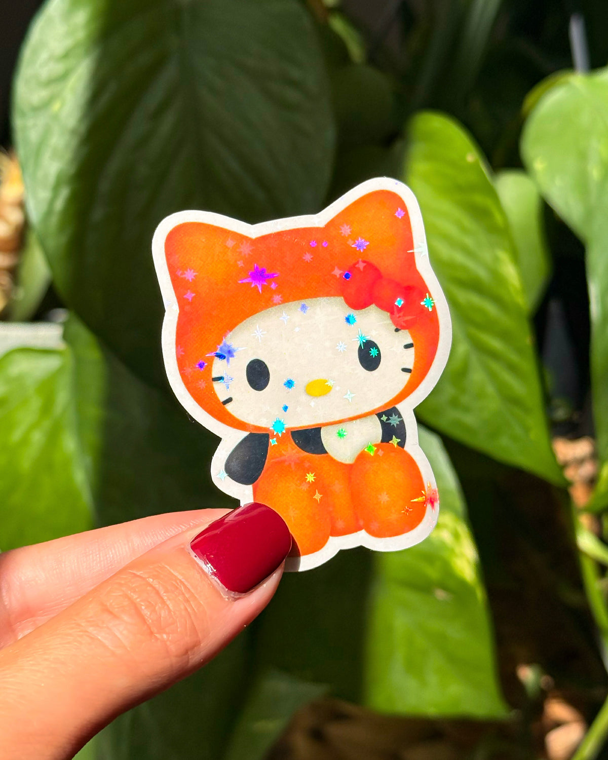 Sticker Hello Kitty automne