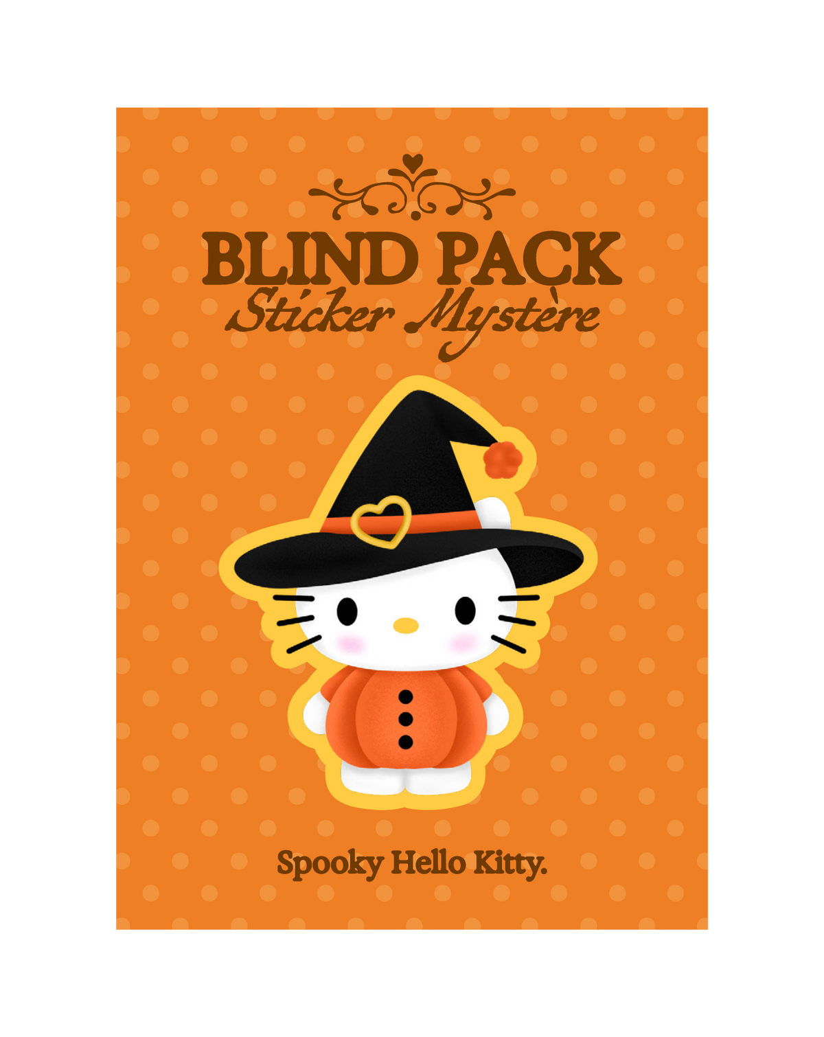 Sticker mystère Spooky Hello Kitty