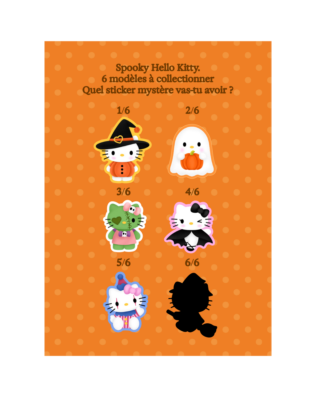 Sticker mystère Spooky Hello Kitty
